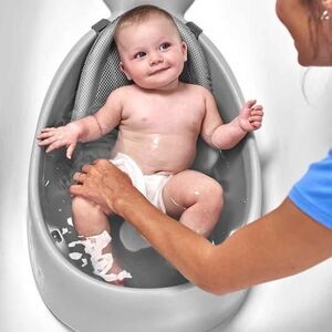 Skip Hop Infant Bath Tub 3-Stage Grow With Baby GREY NEW
